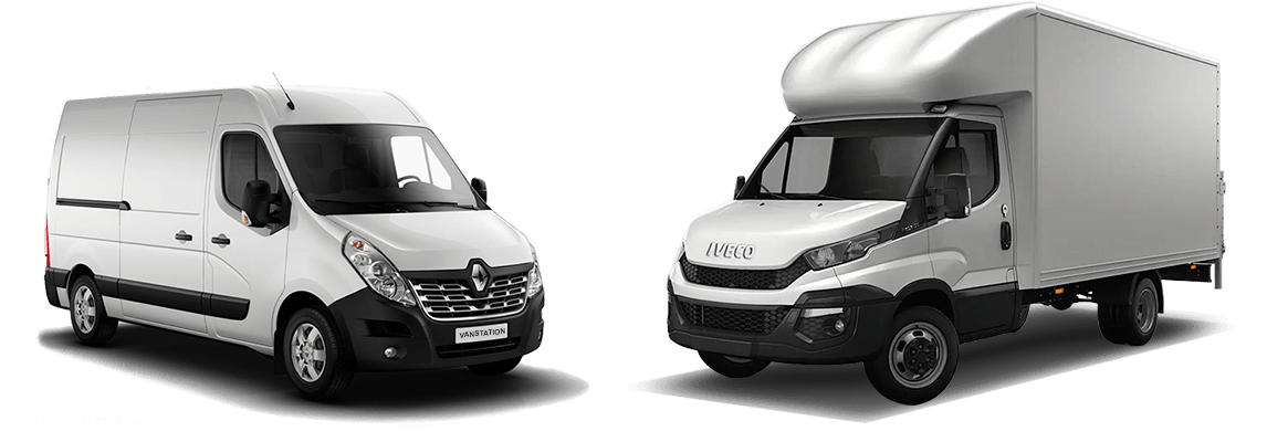 renault master and Luton Iveco
